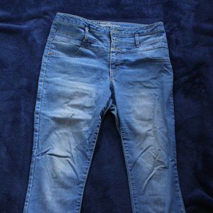 High-Waisted Skinny Jeans